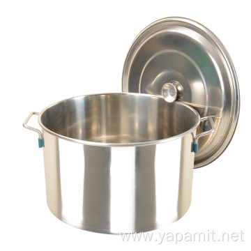 Oblique Style Short Stainless Steel Soup Barrel